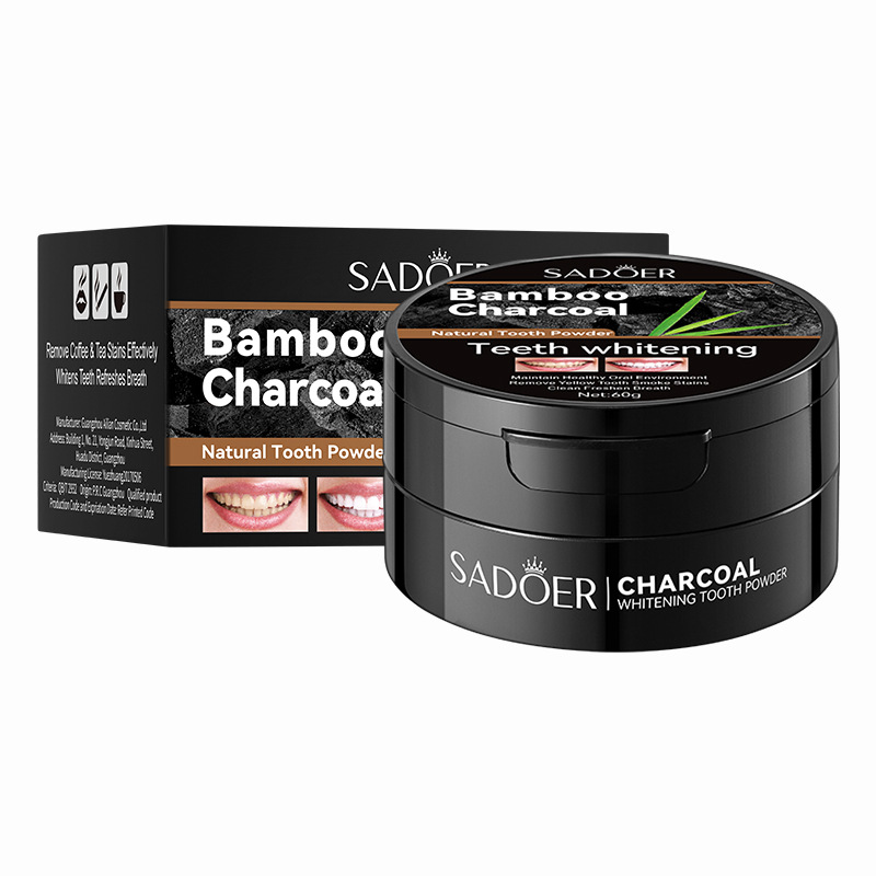 Teeth Whitening Charcoal Powder - 치아 미백 분말 활성화 대나무 숯
