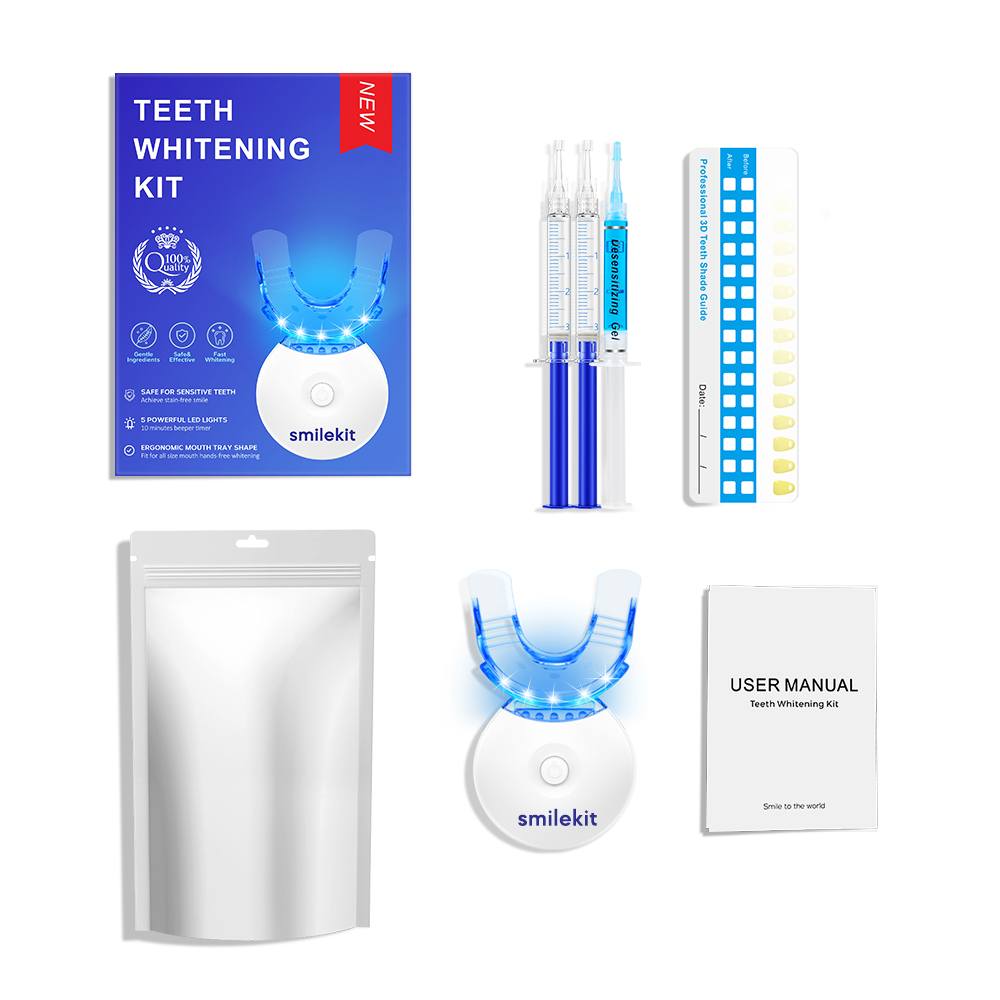 Teeth Whitening Results - 치아 미백 키트 - 35% 카바마이드