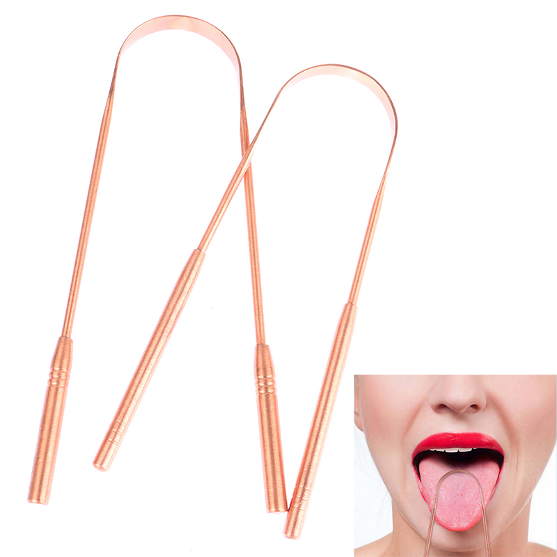Tongue Scraper Metal - 1pcs 구리 혀 스크레이퍼 클리너 스크레이퍼