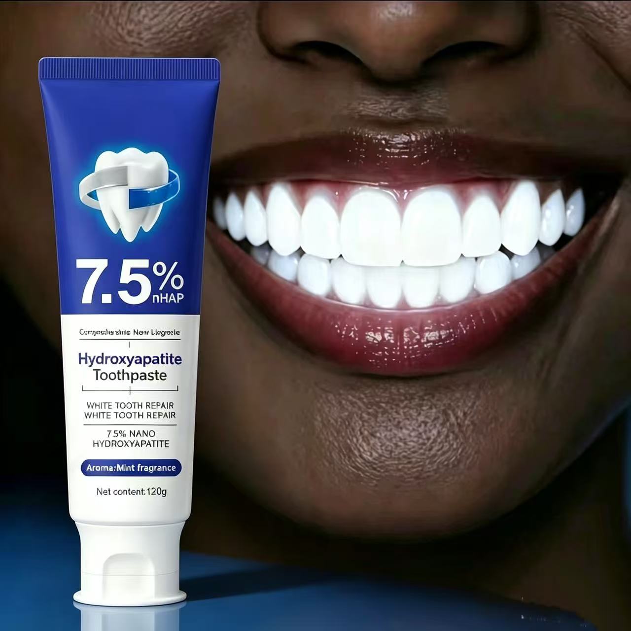 Hydroxyapatite Toothpaste - 7.5% 나노 하이드록시아파타이트 치약 커피, 차