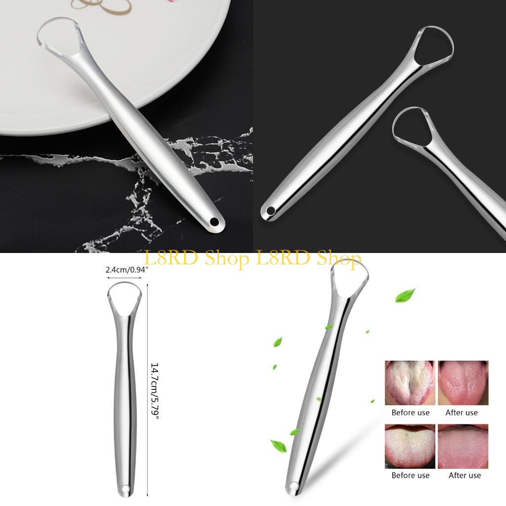 Tongue Scraper Metal - 신선한 호흡 청소기 브러시용 L8RD 스테인레스
