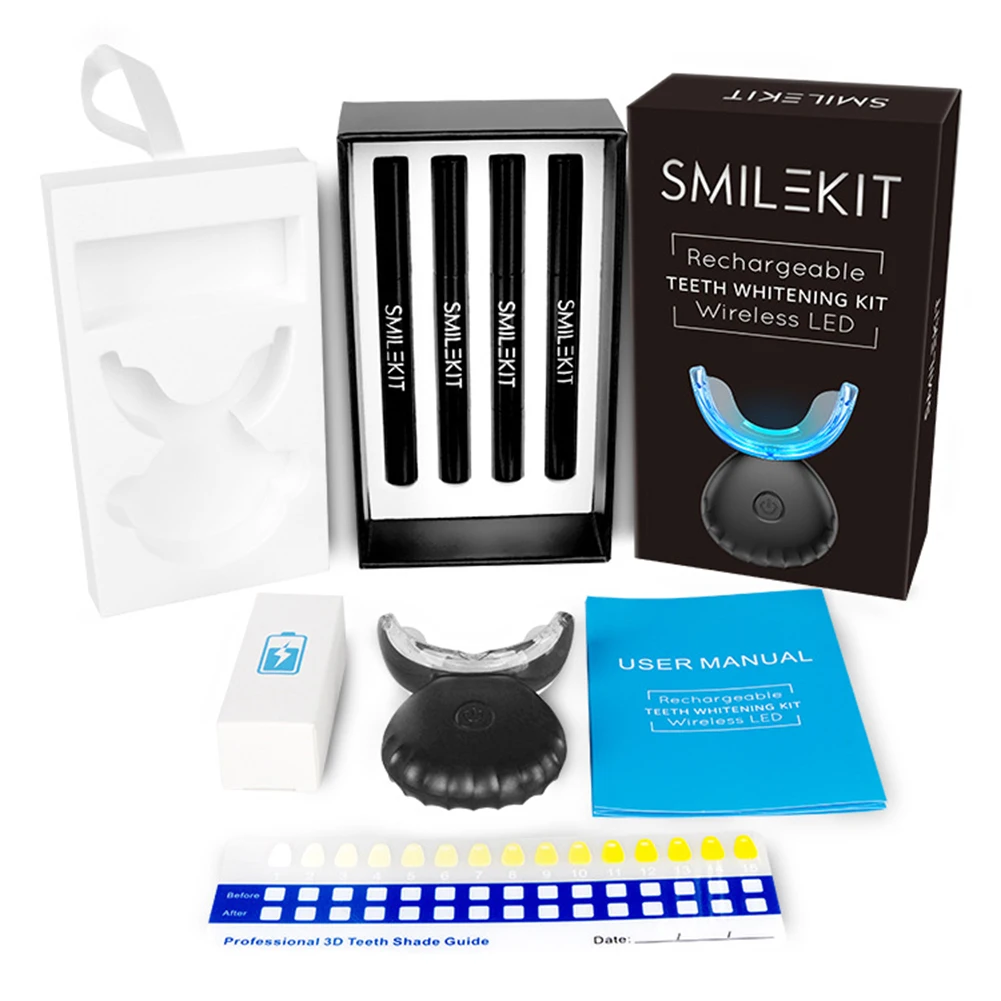 Teeth Whitening Results - 치과 치아 미백 키트 미니 16
