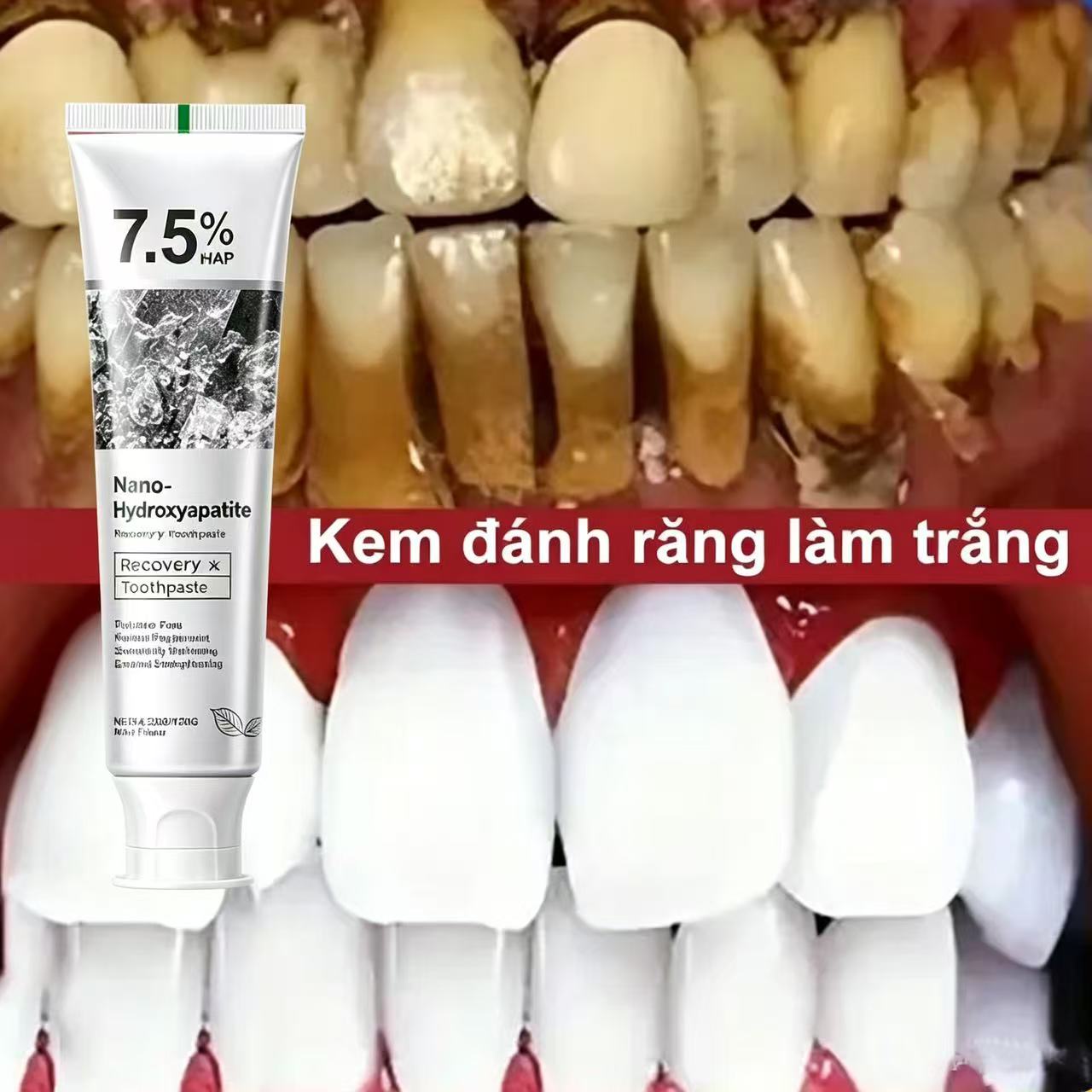 Hydroxyapatite Toothpaste - 7.5% 하이드록시아파타이트 프로바이오틱 미백 치약 에나멜