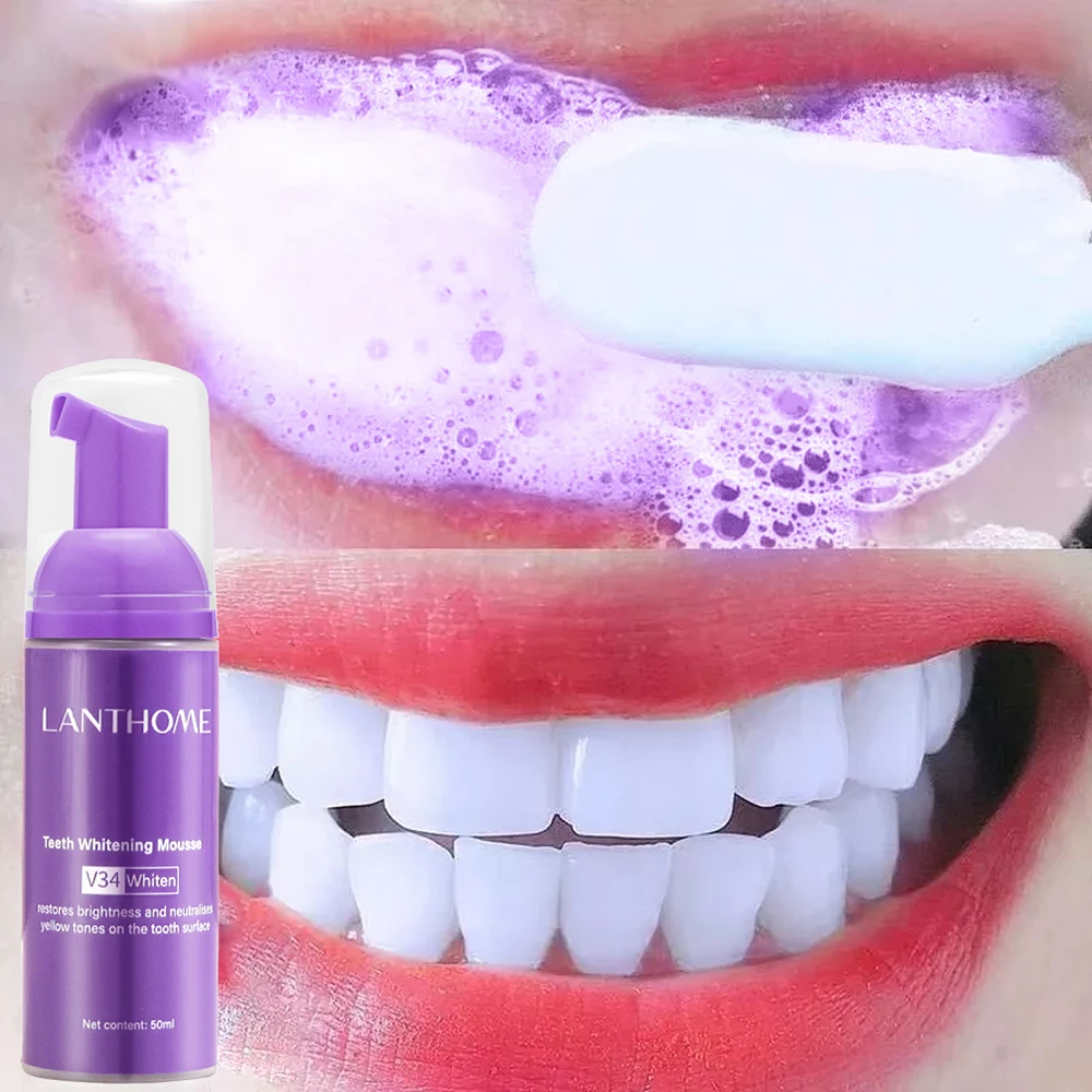 Teeth Whitening Charcoal Powder - 무스 V34 치아 세척 효과적인 미백
