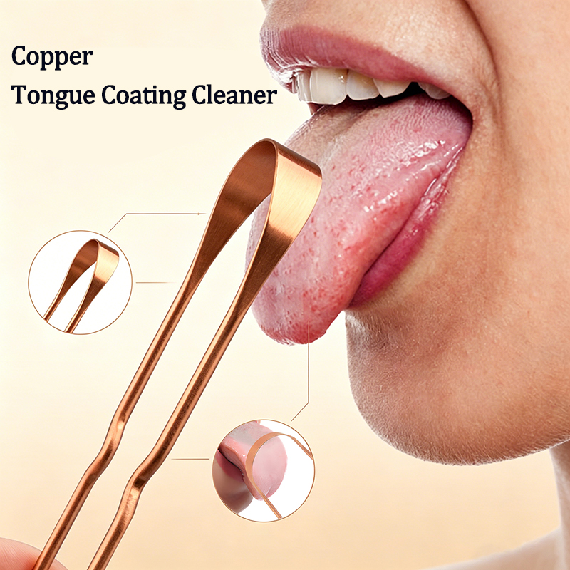 1Pcs 순수 구리 혀 스크레이퍼 구강 관리 클리너 U - Tongue Scraper Metal 리뷰 및 가격