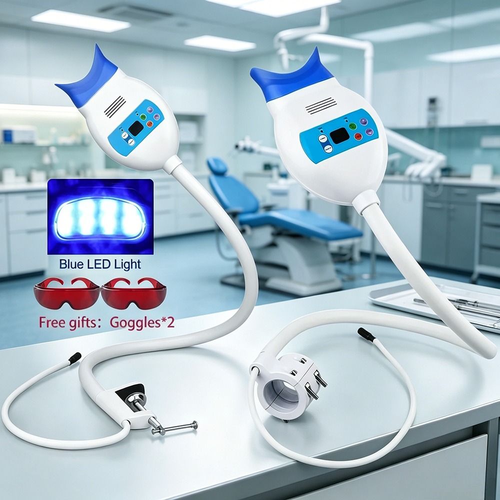 데스크탑 치아 미백 냉광기 8 LED 3색 조절 가능  - Teeth Whitening Usa 리뷰 및 가격