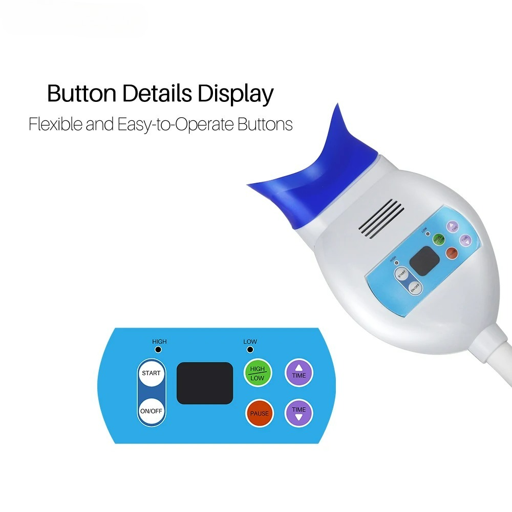 데스크탑 치아 미백 냉광기 8 LED 3색 조절 가능  - Teeth Whitening Usa 리뷰 및 가격