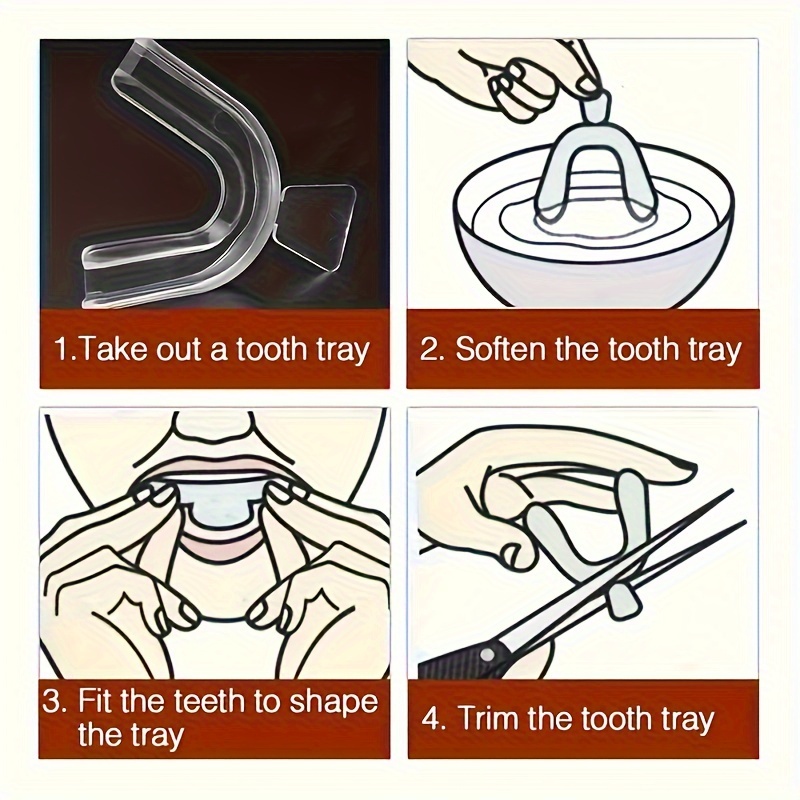 유니섹스 치아 교정기 실리콘 투명 치아 교정 트레이 미 - Teeth Whitening For Trays 리뷰 및 가격
