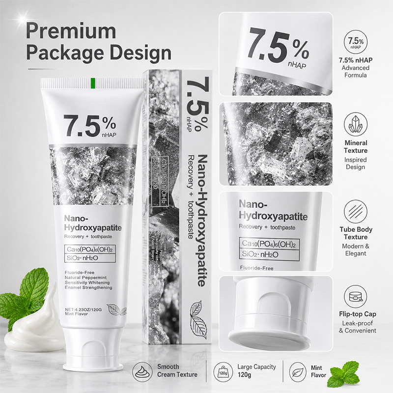 5/6개입 7.5% nHAP 나노 하이드록시아파타이트  - Hydroxyapatite Toothpaste 리뷰 및 가격