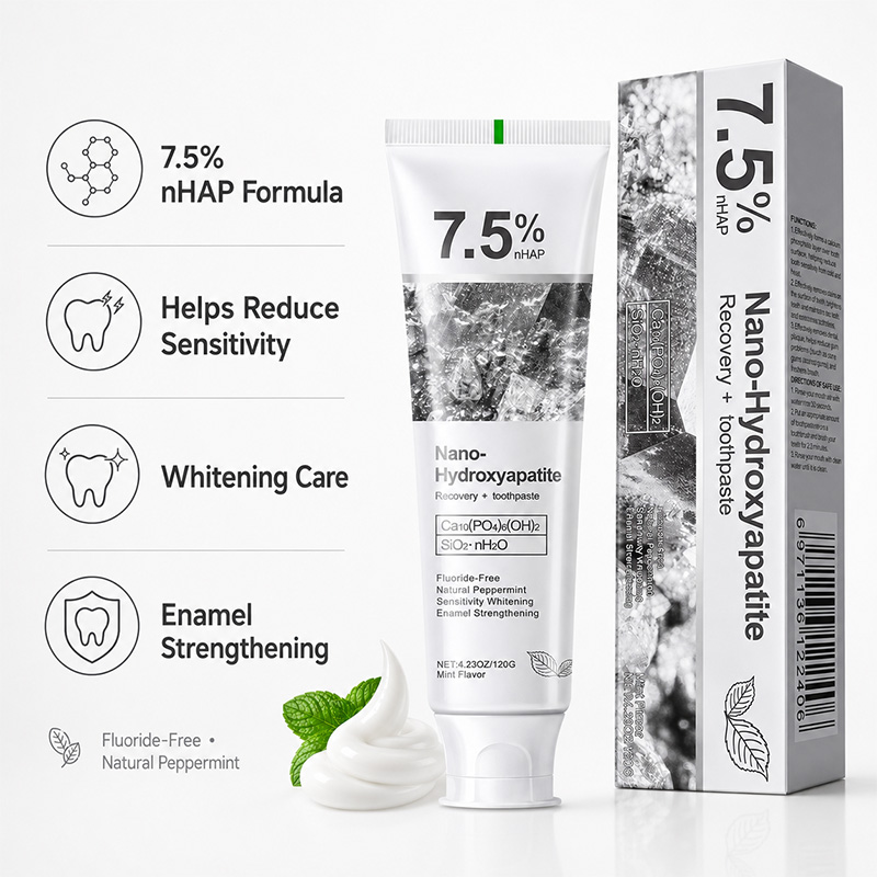 5/6개입 7.5% nHAP 나노 하이드록시아파타이트  - Hydroxyapatite Toothpaste 리뷰 및 가격