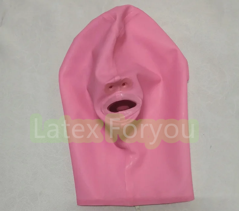 수제 투명 라텍스 후드, 15cm 긴 코 튜브, 빨간  - Teeth Whitening Mask 리뷰 및 가격