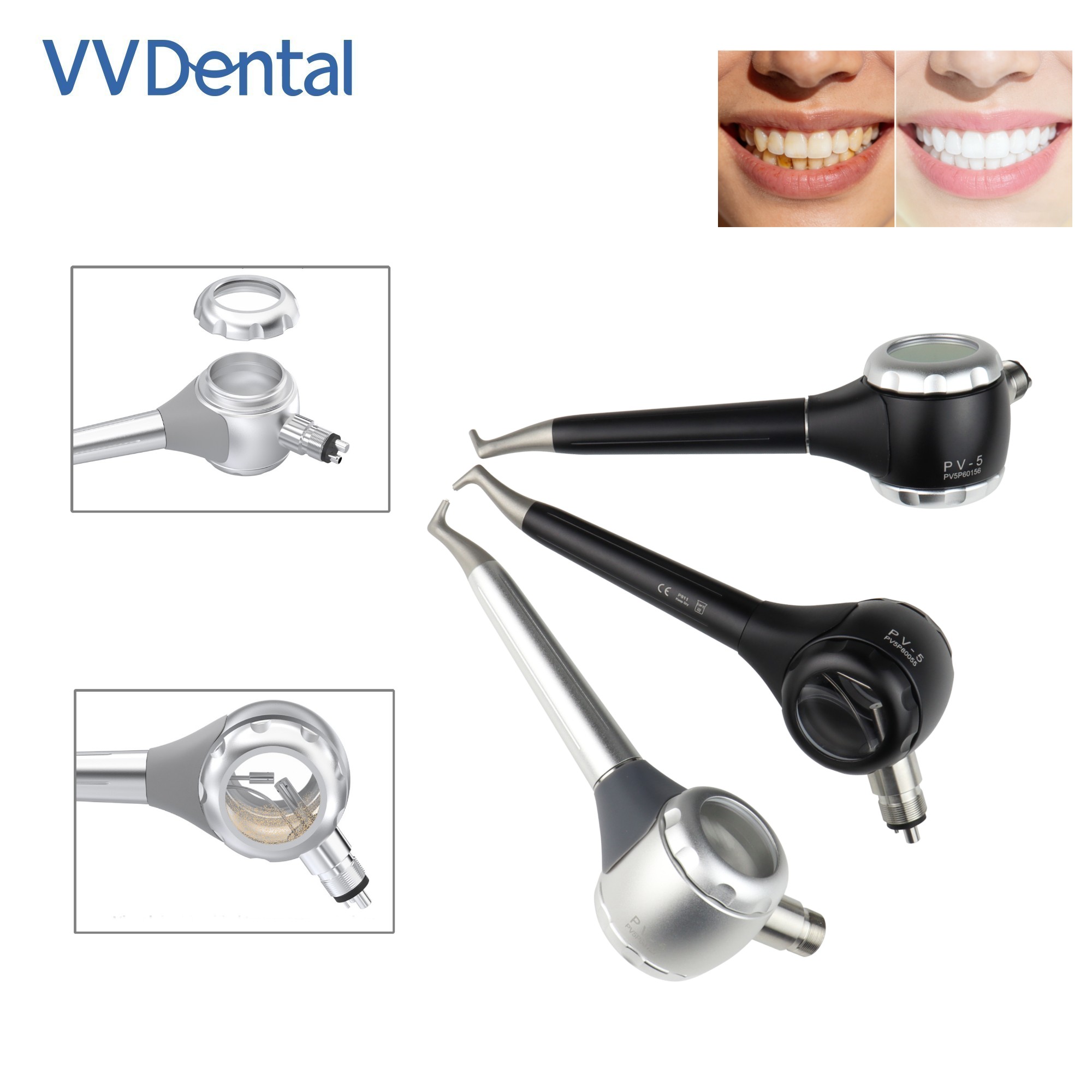 VV 치과용 2/4홀 치아 미백 샌드블라스팅 건 양면  - Teeth Whitening Usa 리뷰 및 가격
