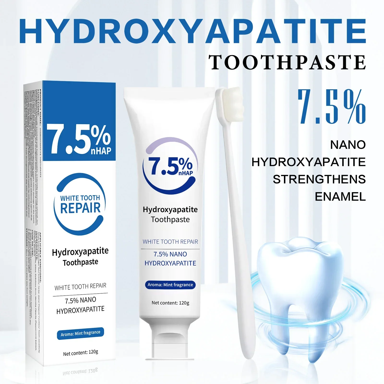치약 & 미백 펜 키트 - 하이드록시아파타이트 에나멜  - Hydroxyapatite Toothpaste 리뷰 및 가격