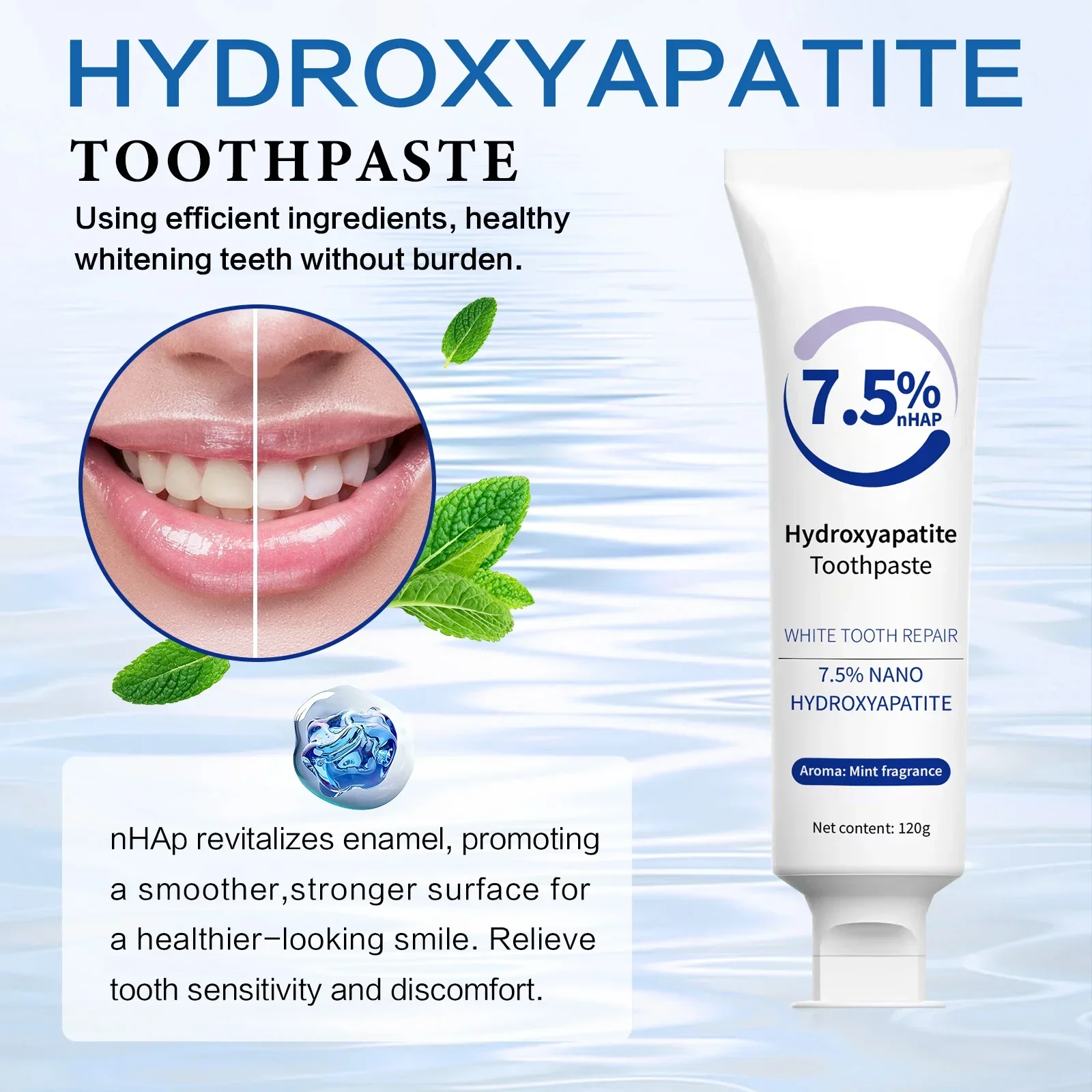 치약 & 미백 펜 키트 - 하이드록시아파타이트 에나멜  - Hydroxyapatite Toothpaste 리뷰 및 가격