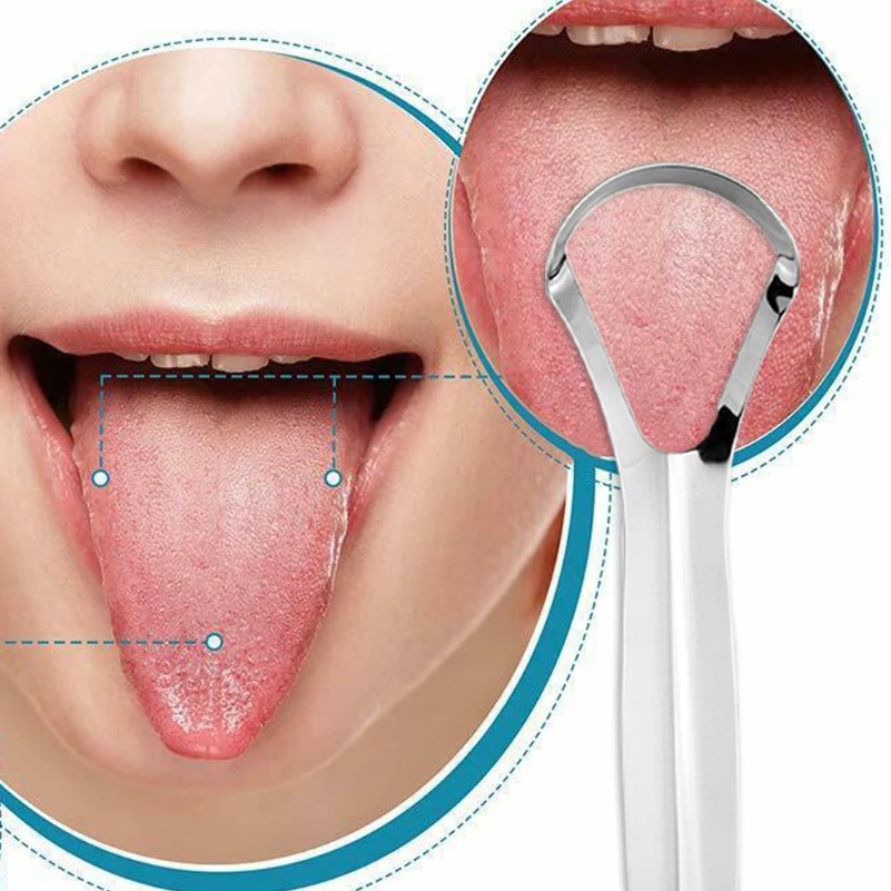 깨끗한 혀 스크레이퍼 혀 리무버 구취 혀 코팅 구강 케 - Tongue Scraper Metal 리뷰 및 가격