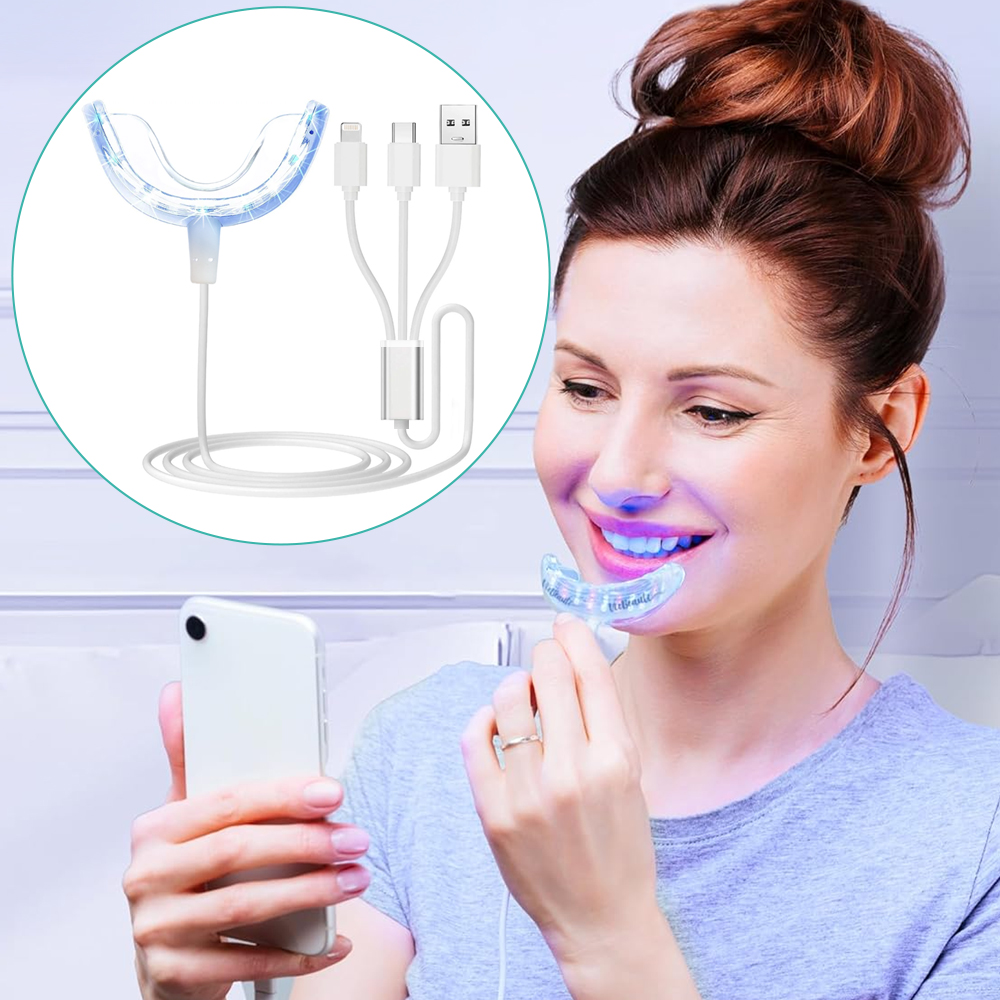 치아 미백 가속기 라이트, 16배 더 강력한 파란색 L - Teeth Whitening For Trays 리뷰 및 가격