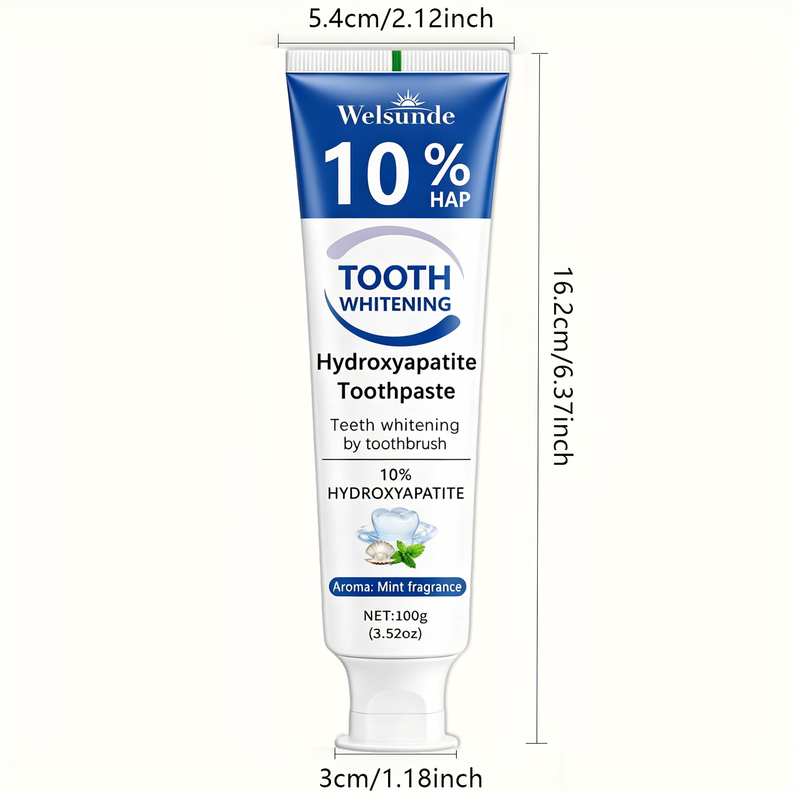 강력한 치아 미백 치약 세트, 치아 얼룩을 깨끗하게 제 - Hydroxyapatite Toothpaste 리뷰 및 가격