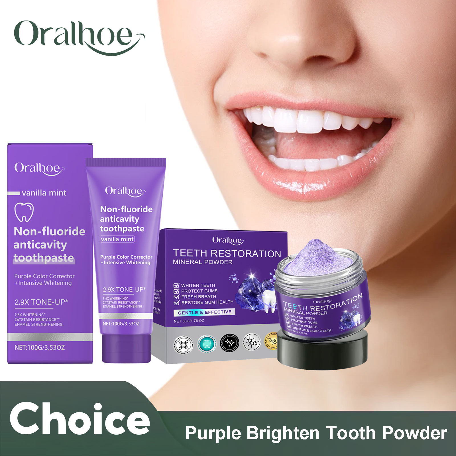 치아 복원 미네랄 파우더 치아 미백, 얼룩 제거, 구강 - Teeth Whitening Results 리뷰 및 가격