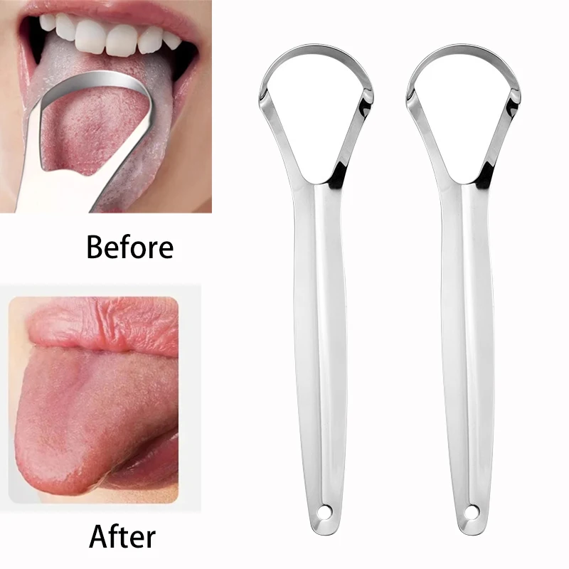 구취 혀 코팅 혀 스크레이퍼 스테인레스 스틸 청소 리무 - Tongue Scraper Metal 리뷰 및 가격