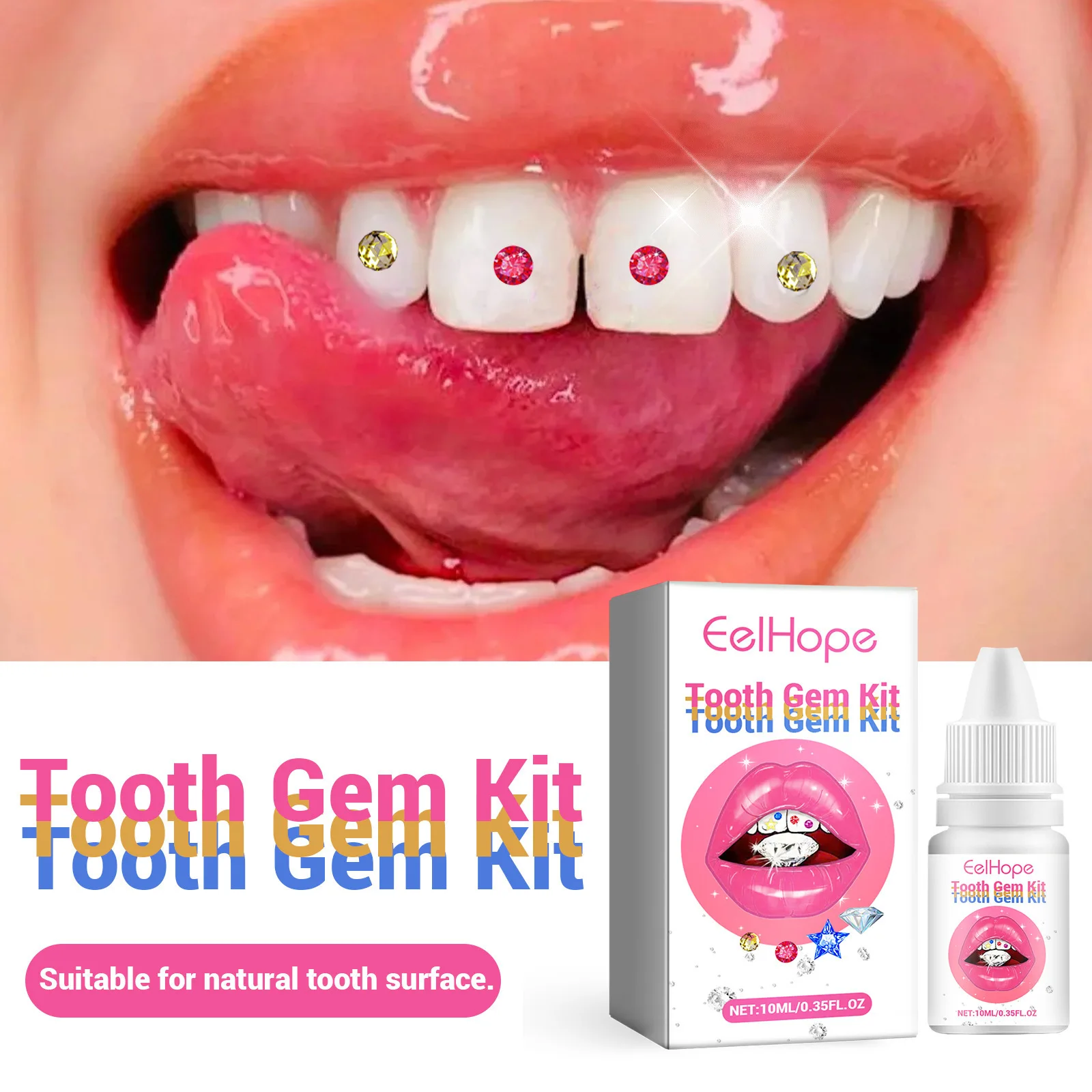 치아 장식 키트 DIY 투명 보석 장식 글리터 아름다운 - Teeth Whitening Usa 리뷰 및 가격