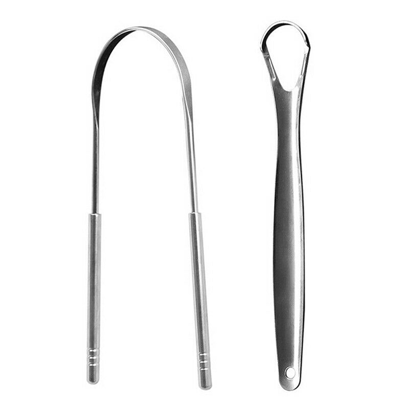 2Pcs 혀 스크레이퍼 스테인레스 스틸 혀 클리너 구강 - Tongue Scraper Metal 리뷰 및 가격
