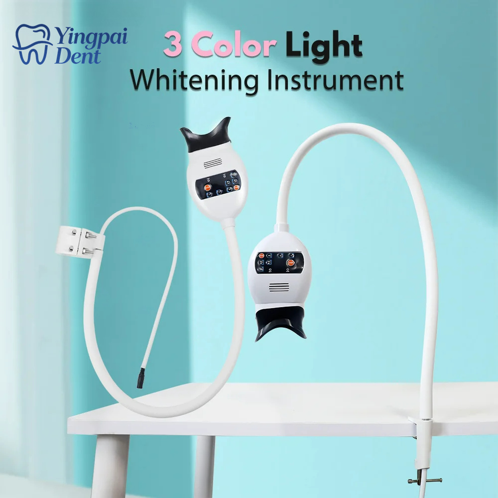 조절 가능한 3색 LED 치아 미백 촉진기 치과용 냉광 - Teeth Whitening Usa 리뷰 및 가격