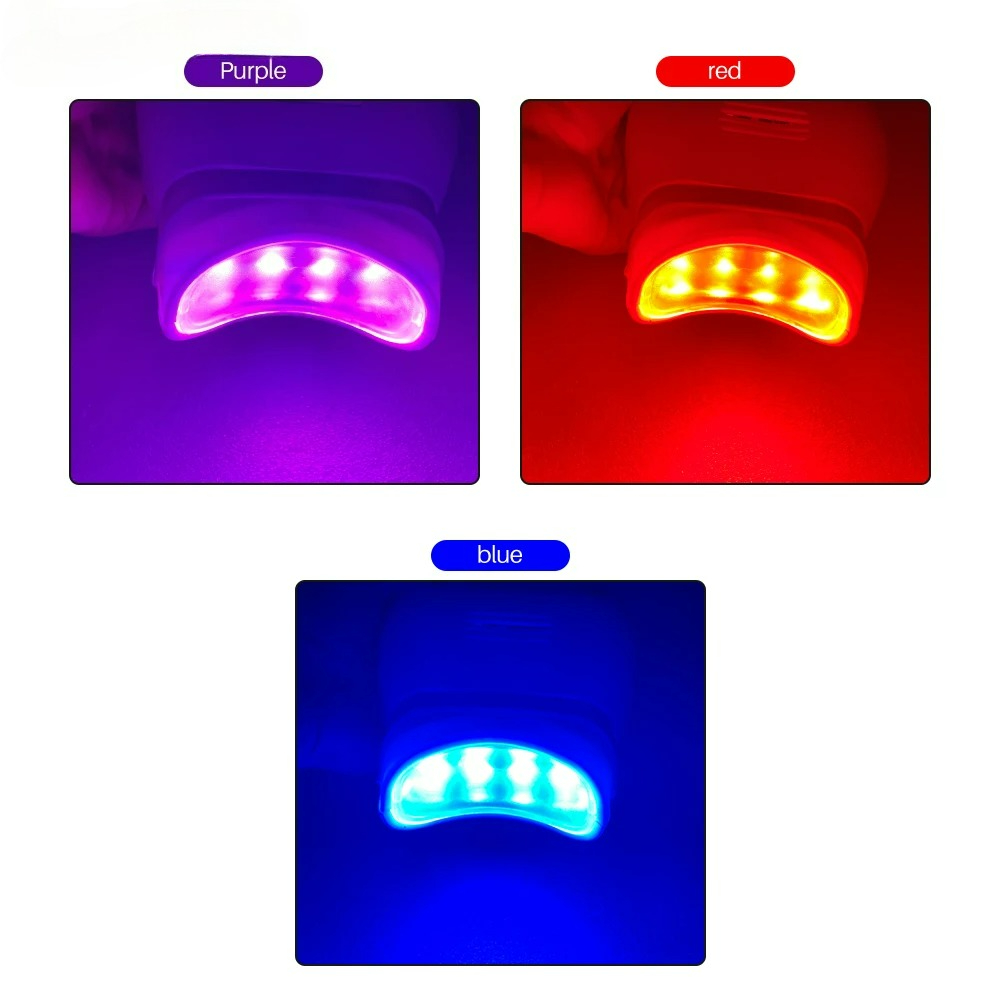 조절 가능한 3색 LED 치아 미백 촉진기 치과용 냉광 - Teeth Whitening Usa 리뷰 및 가격