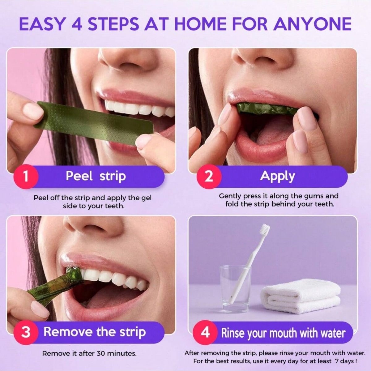 디럭스 화이트닝 치아 스티커 7/14/21 쌍 젤 화이 - Teeth Whitening Gels Used By Dentists 리뷰 및 가격