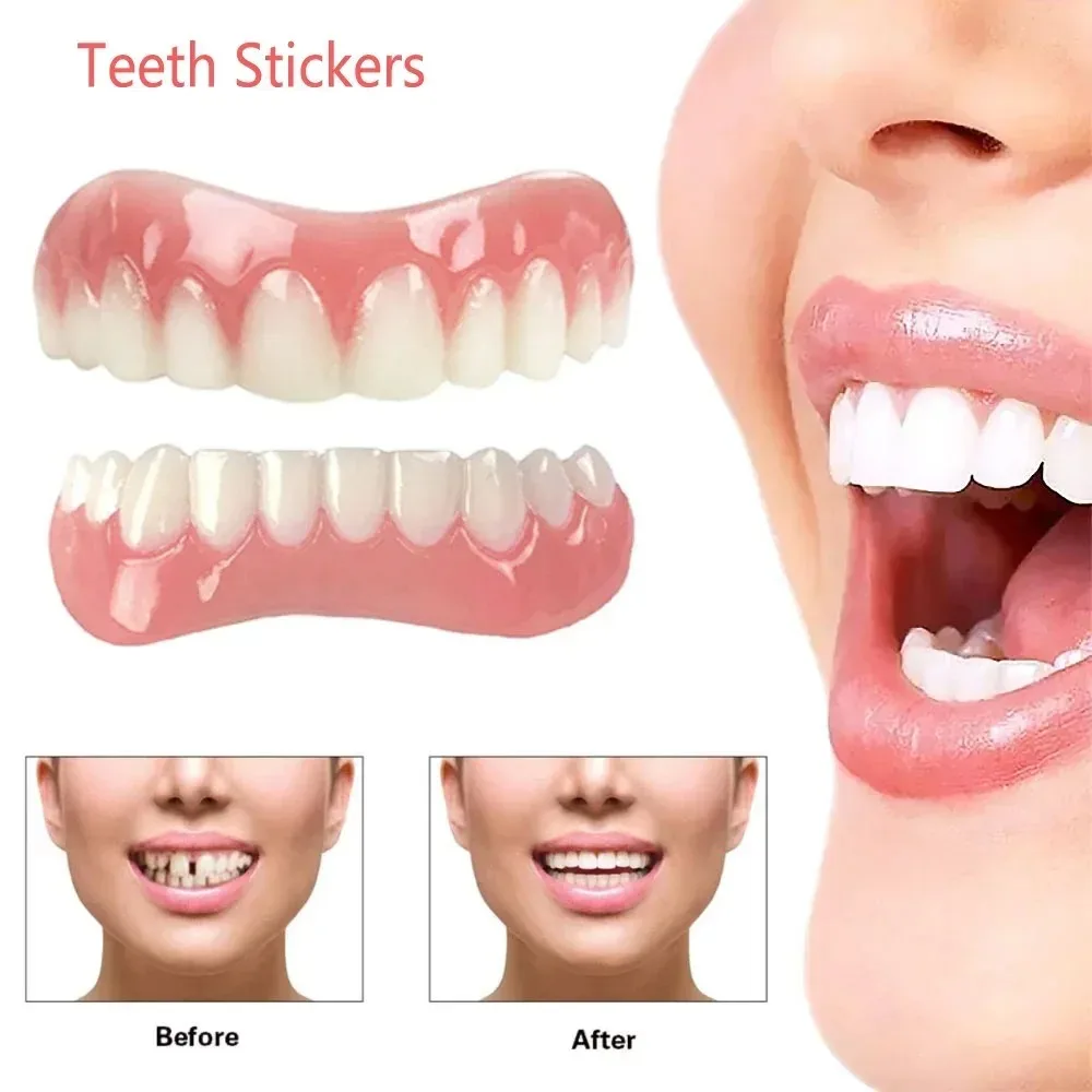 AG-4세트 실리콘 가짜 치아 베니어 상하악 즉각적인  - Teeth Whitening Mask 리뷰 및 가격