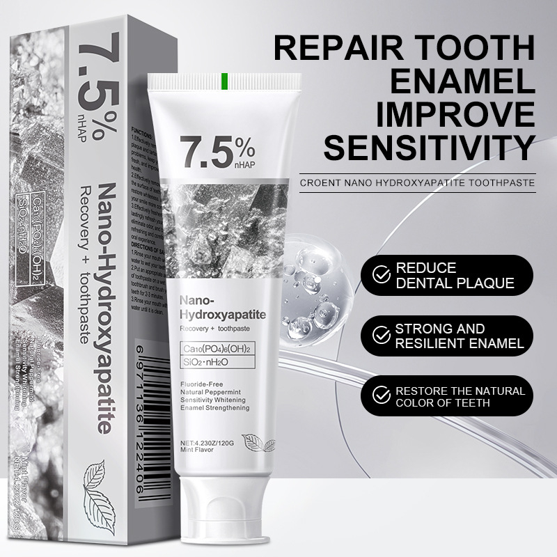7.5% 하이드록시아파타이트 프로바이오틱 미백 치약 에 - Hydroxyapatite Toothpaste 리뷰 및 가격
