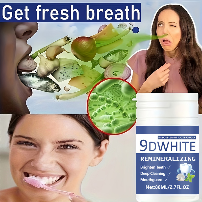 9D 퍼플 치아 미백 파우더 80ml 딥 클리닝 치아  - Teeth Whitening Usa 리뷰 및 가격