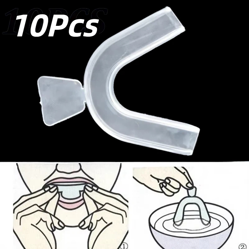 10개/세트 실리콘 마우스가드 치아 보호 마우스 트레이 - Teeth Whitening For Trays 리뷰 및 가격